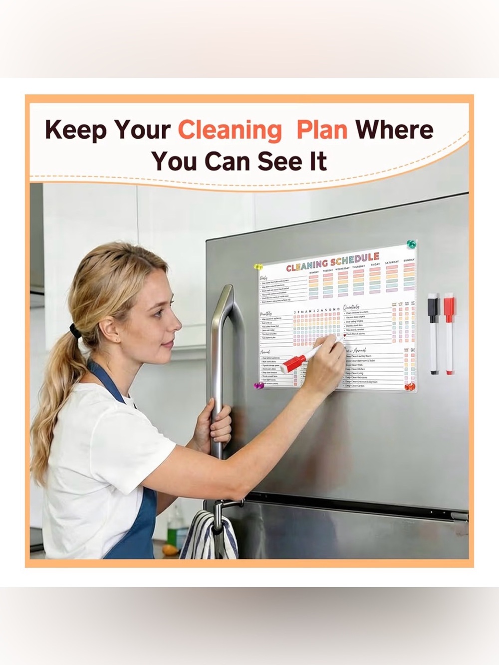 ADHD Cleaning Planner - Multicolor Cover - Picture 3 of 7